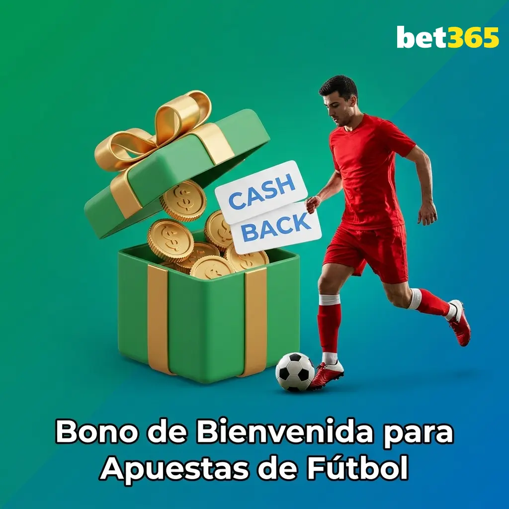 Bono de bienvenida Bet365 para apuestas de fútbol en Chile con créditos y cuotas mínimas de 1.2