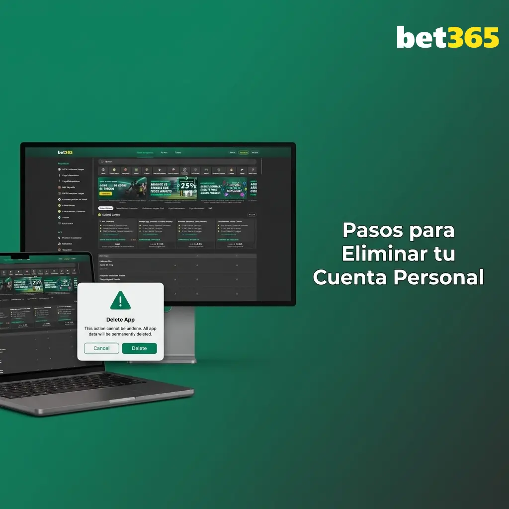 Pasos para cerrar cuenta en Bet365: accede a configuración, selecciona juego responsable y confirma cierre definitivo.