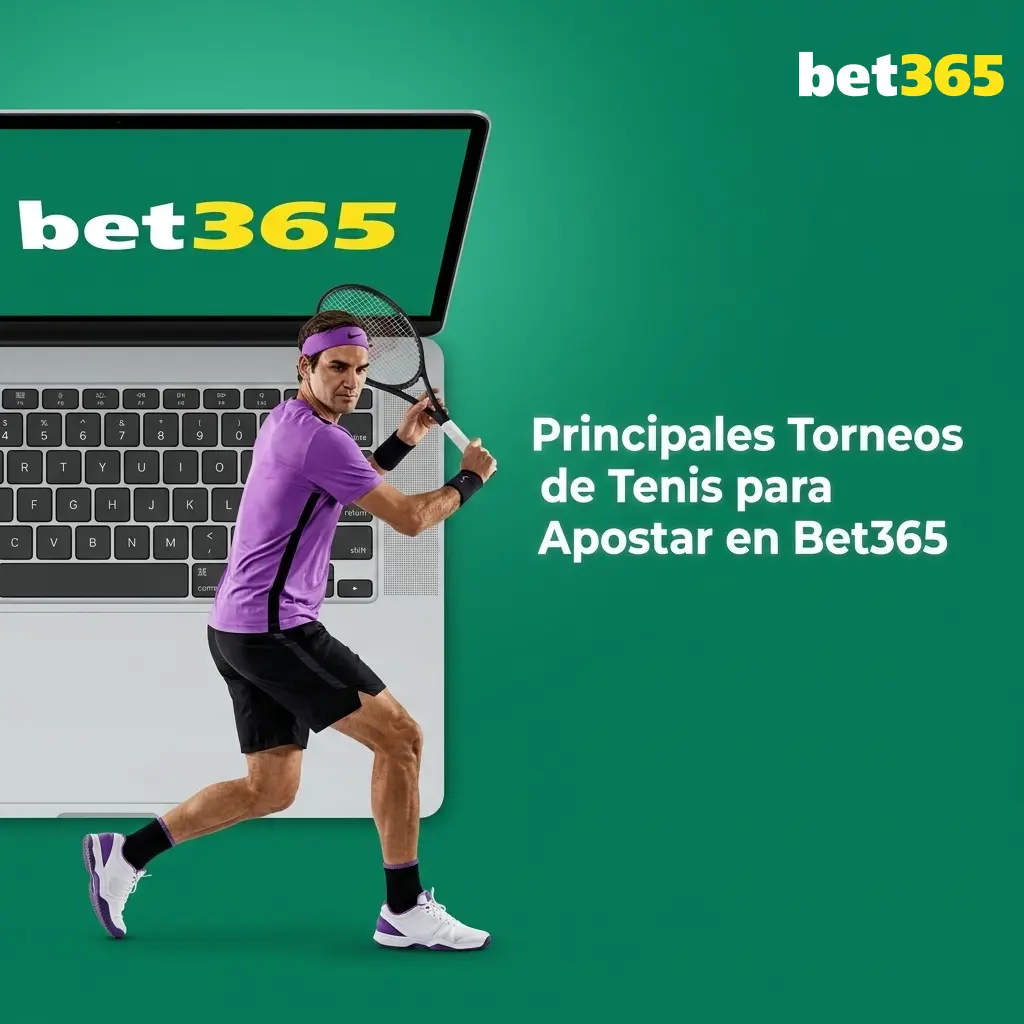 Principales torneos de tenis para apostar en Bet365: Grand Slams, ATP Masters y WTA 1000 con mercados en vivo