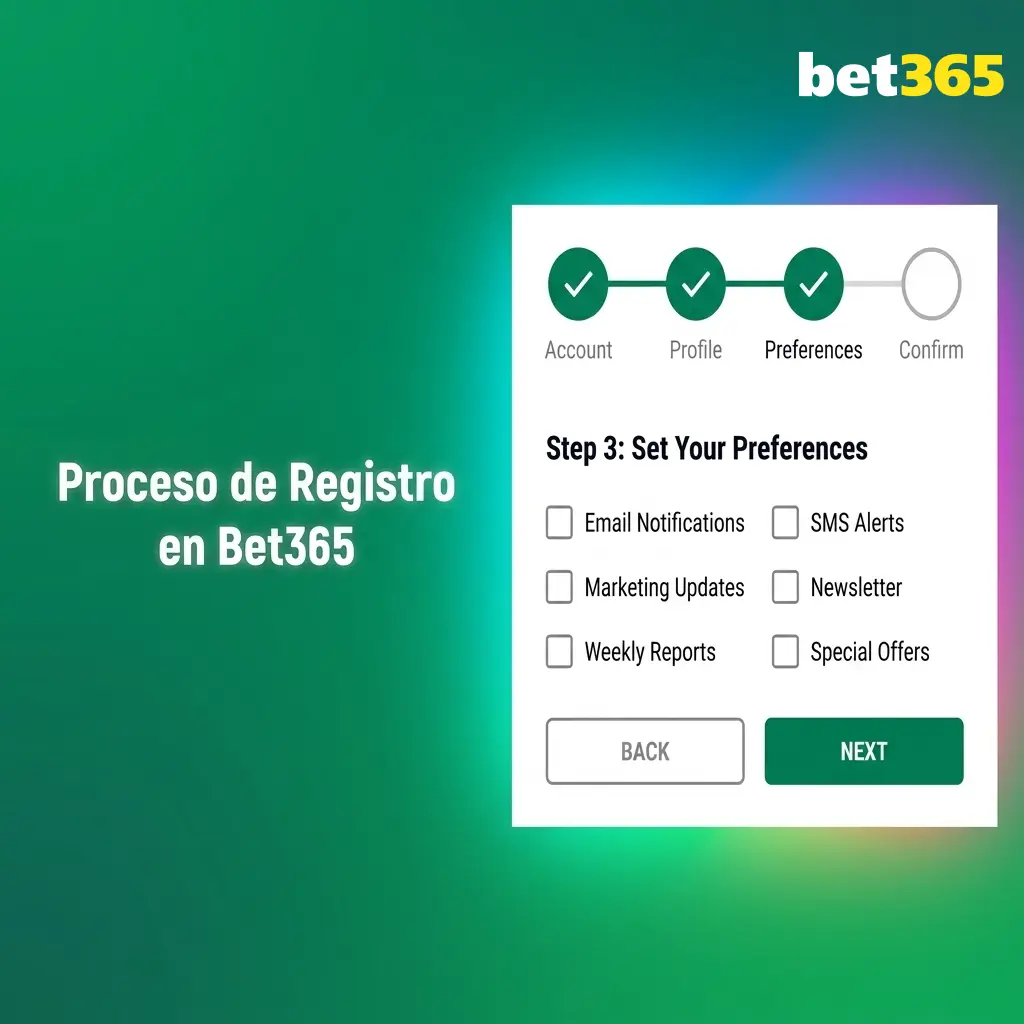 Pasos del proceso de registro en Bet365 Chile para acceder al bono de bienvenida y apuestas en vivo