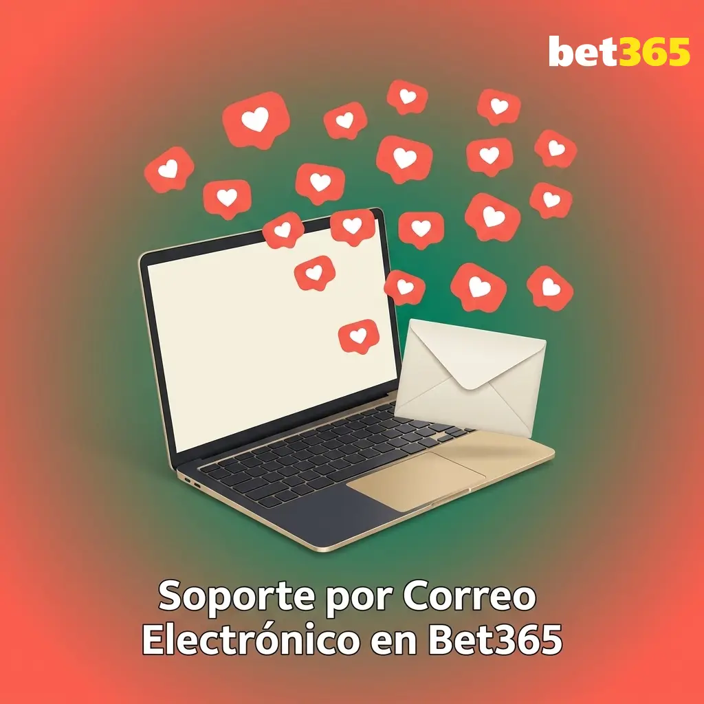 Formulario de contacto por correo electrónico en la sección Ayuda de Bet365 para soporte al usuario