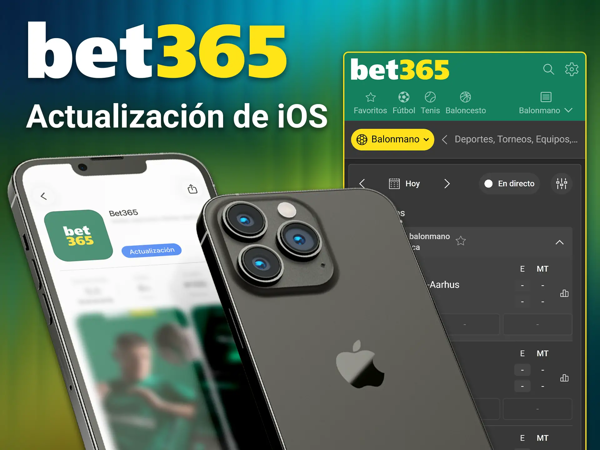 Descarga la última versión de Bet365 para iOS.
