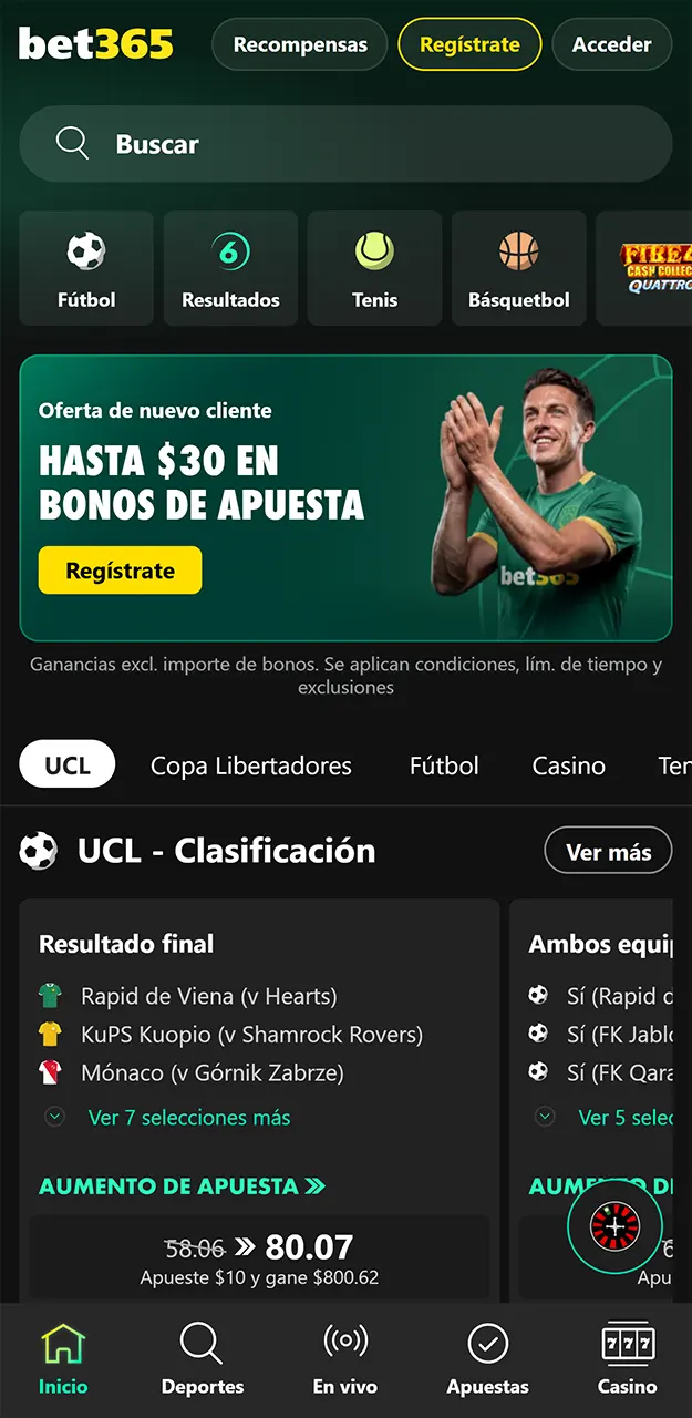Descubre cómo descargar la aplicación de Bet365 para Android o iOS.