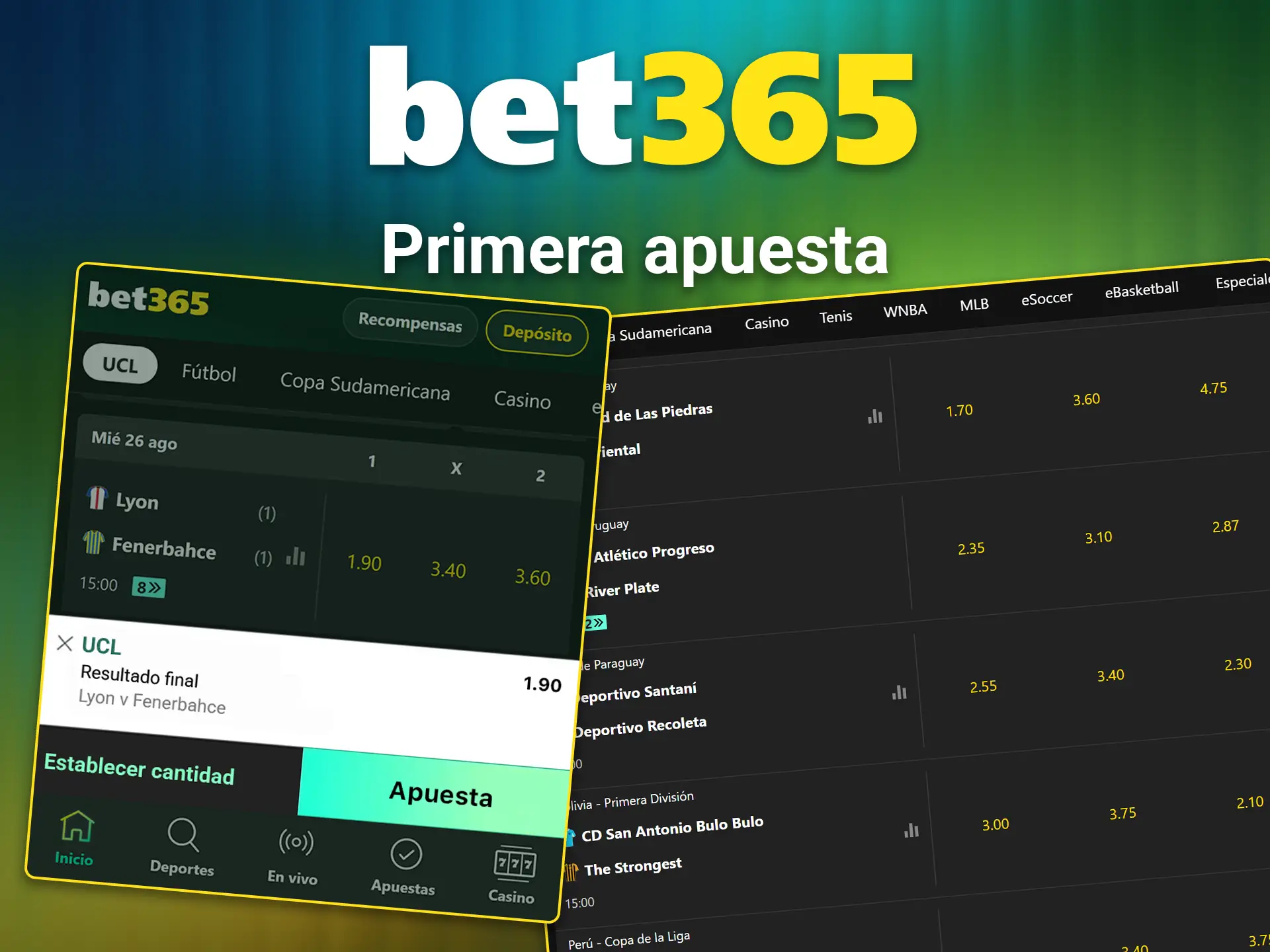 Descubre cómo hacer tu primera apuesta en Bet365.